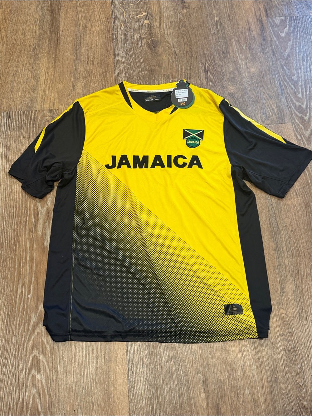 Jamaica Men's Yellow & Black Performance Jersey